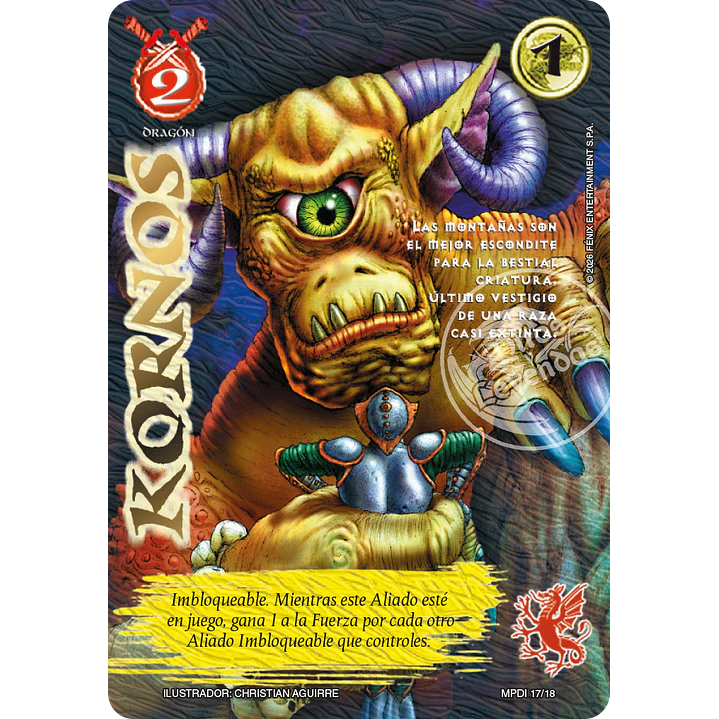 KORNOS - MUNDOS PERDIDOS - ALIENTO DE FUEGO 1