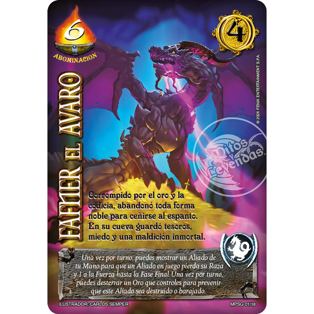 FAFNER EL AVARO - MUNDOS PERDIDOS - LOCURA DE DRAGON 1