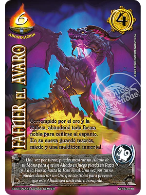 FAFNER EL AVARO - MUNDOS PERDIDOS - LOCURA DE DRAGON