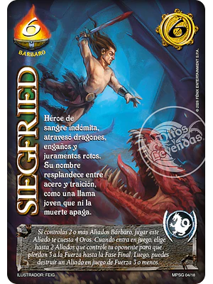 SIEGFRIED - MUNDOS PERDIDOS - LOCURA DE DRAGON