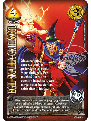 EGIL SKALLA GRIMSSON - MUNDOS PERDIDOS - LOCURA DE DRAGON