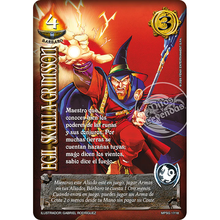 EGIL SKALLA GRIMSSON - MUNDOS PERDIDOS - LOCURA DE DRAGON 1