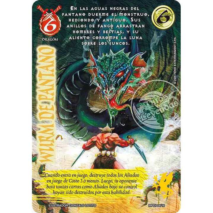 WURM DE PANTANO - MUNDOS PERDIDOS - ALIENTO DE FUEGO 1
