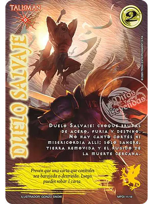 DUELO SALVAJE - MUNDOS PERDIDOS - ALIENTO DE FUEGO