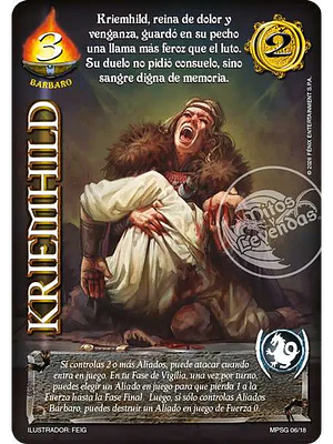 KRIEMHILD - MUNDOS PERDIDOS - LOCURA DE DRAGON