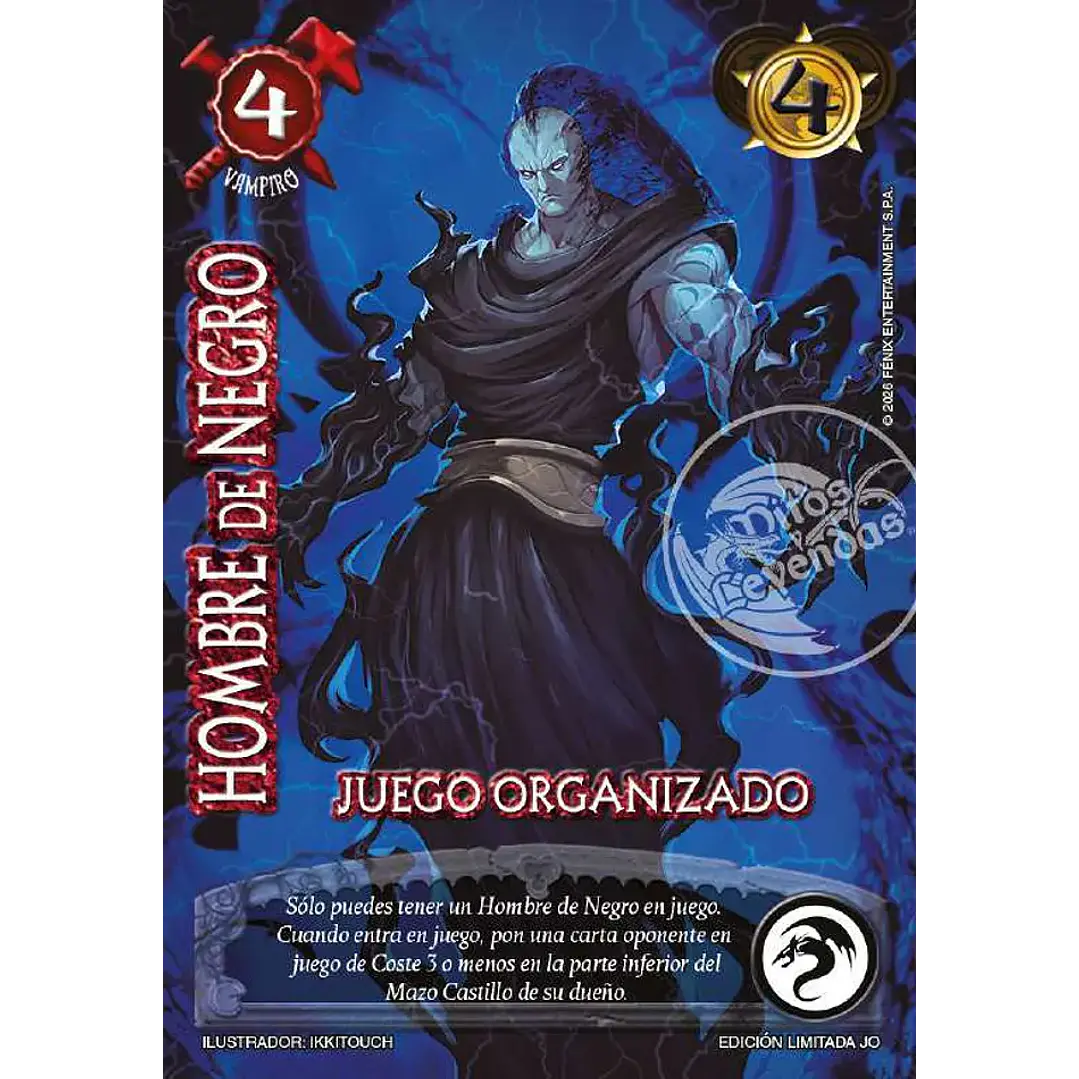 HOMBRE DE NEGRO - JUEGO ORGANIZADO 1