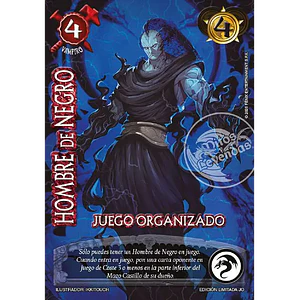 HOMBRE DE NEGRO - JUEGO ORGANIZADO