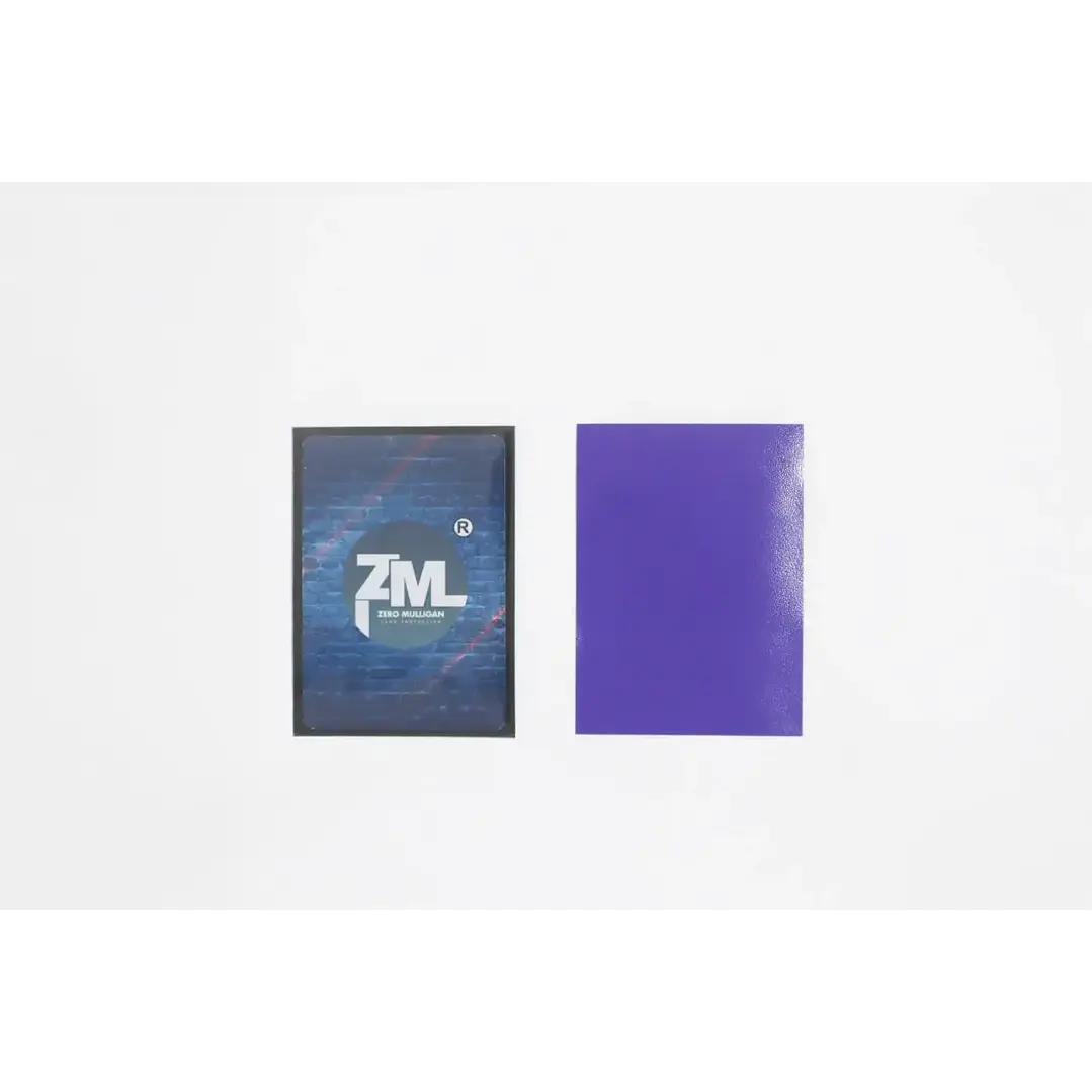 Protector Zero Mulligan Augurio Standard Dual Matte Morado 2