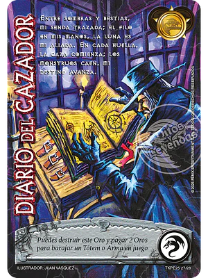 DIARIO DEL CAZADOR - SINGLES MITOS Y LEYENDAS