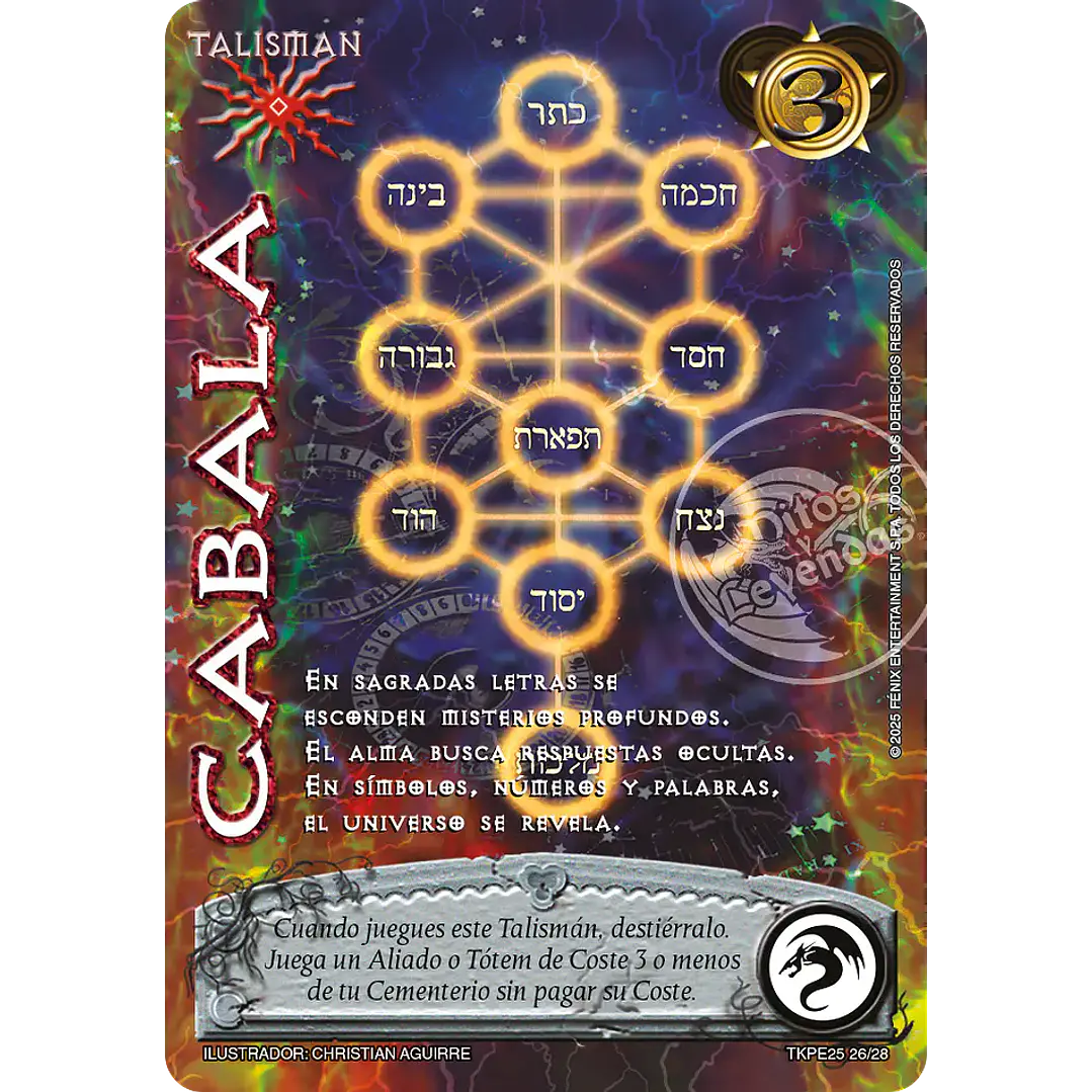 CÁBALA (TK25 - HONOR Y FEROCIDAD) 1