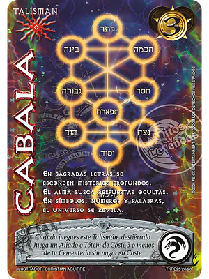 CÁBALA (TK25 - HONOR Y FEROCIDAD)