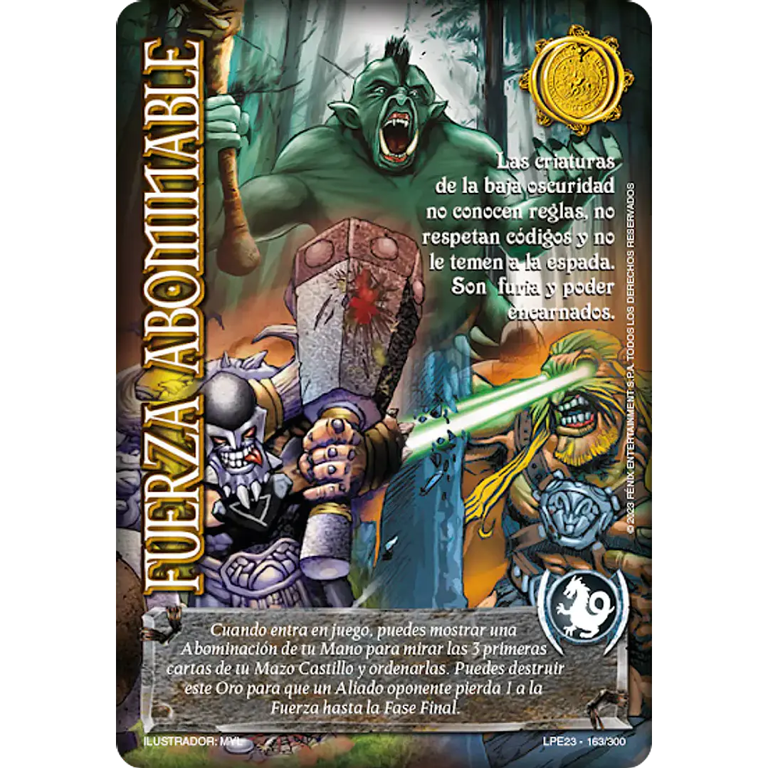 FUERZA ABOMINABLE (LPE3.0 - REAL) - SINGLES MITOS Y LEYENDAS 1