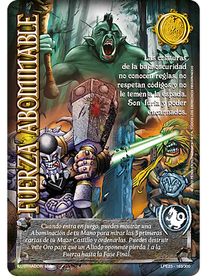 FUERZA ABOMINABLE (LPE3.0 - REAL) - SINGLES MITOS Y LEYENDAS