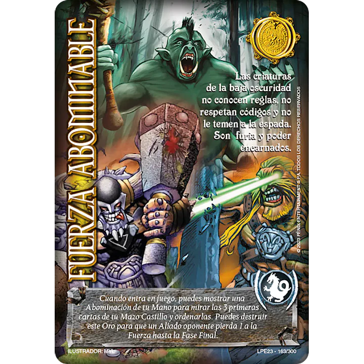 FUERZA ABOMINABLE (LPE3.0 - REAL) - SINGLES MITOS Y LEYENDAS 1