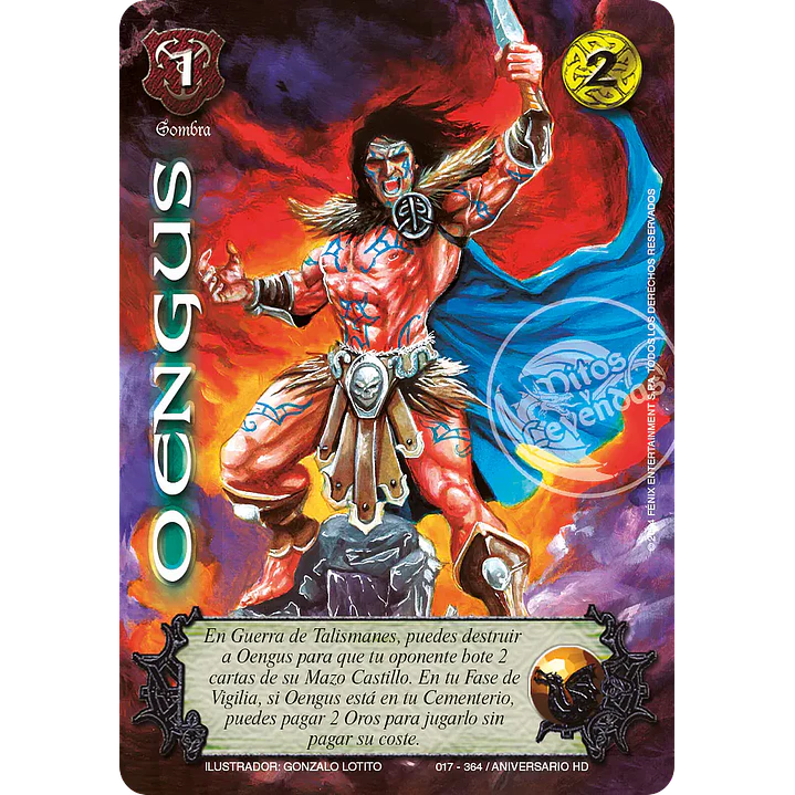 OENGUS ANIVERSARIO FULL ART - SINGLES MITOS Y LEYENDAS 1