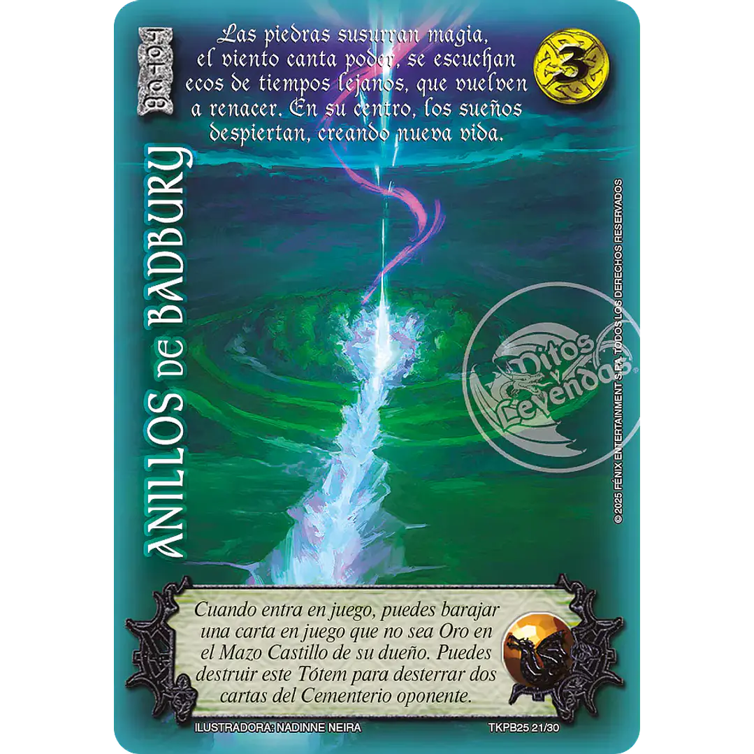 ANILLOS DE BADBURY (TKPB25 - JUICIO Y VISIÓN) - SINGLES MITOS Y LEYENDAS 1
