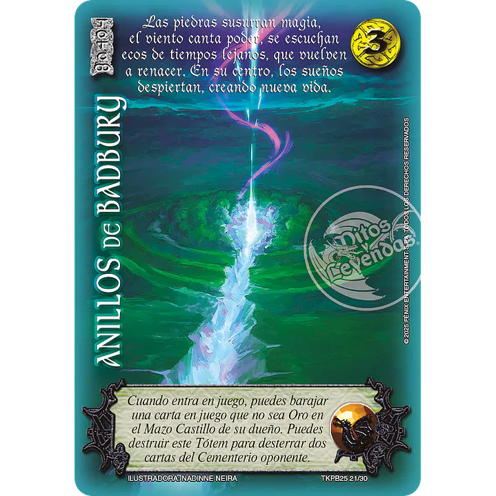 ANILLOS DE BADBURY (TKPB25 - JUICIO Y VISIÓN) - SINGLES MITOS Y LEYENDAS 1