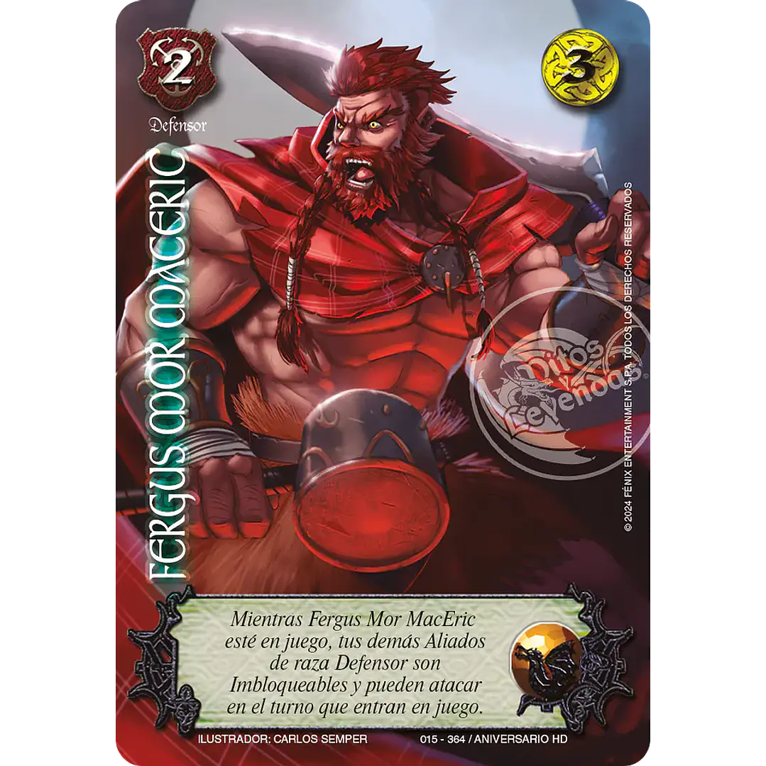 FERGUS MOR MACERIC FULL ART - SINGLES MITOS Y LEYENDAS 1