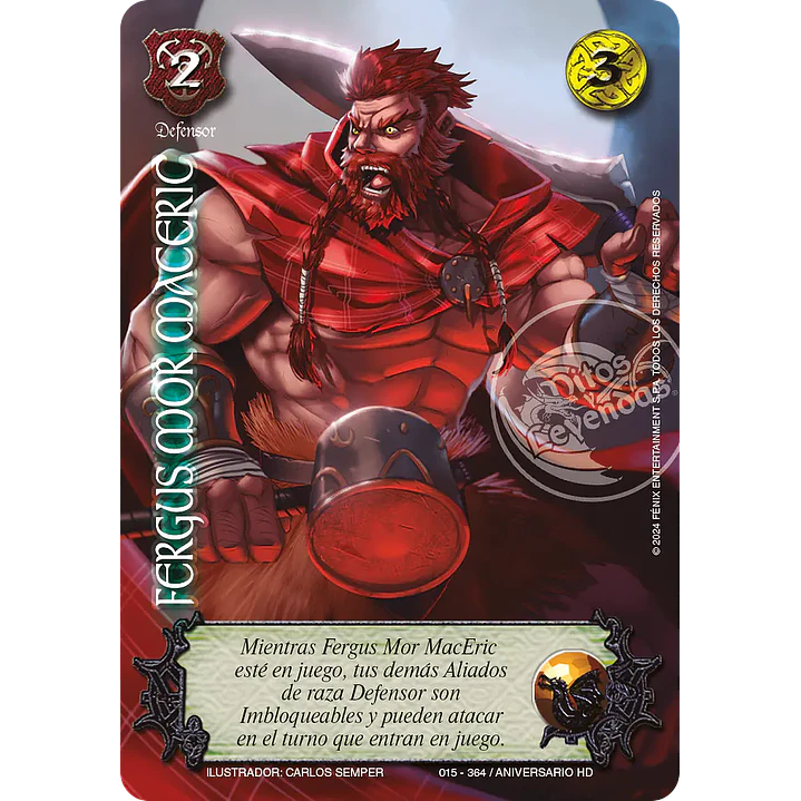 FERGUS MOR MACERIC FULL ART - SINGLES MITOS Y LEYENDAS 1