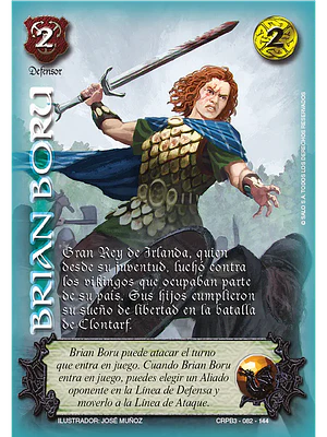 BRIAN BORU (CRPB3 - DEFENSOR) - SINGLES MITOS Y LEYENDAS