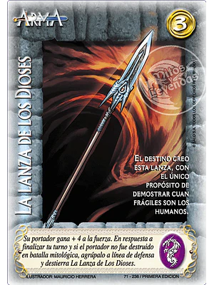 LANZA DE LOS DIOSES (CLÁSICO CRU - REAL)