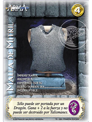 MALLA DE MITRIL (CLÁSICO CRU - REAL)