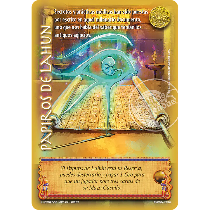 PAPIROS DE LAHUN (TKIT PREMIUM 2024 - MAGIA Y DIVINIDAD) 1