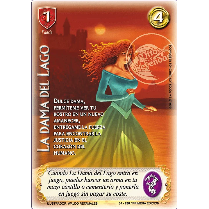 LA DAMA DEL LAGO (CLÁSICO CRU - REAL) 1