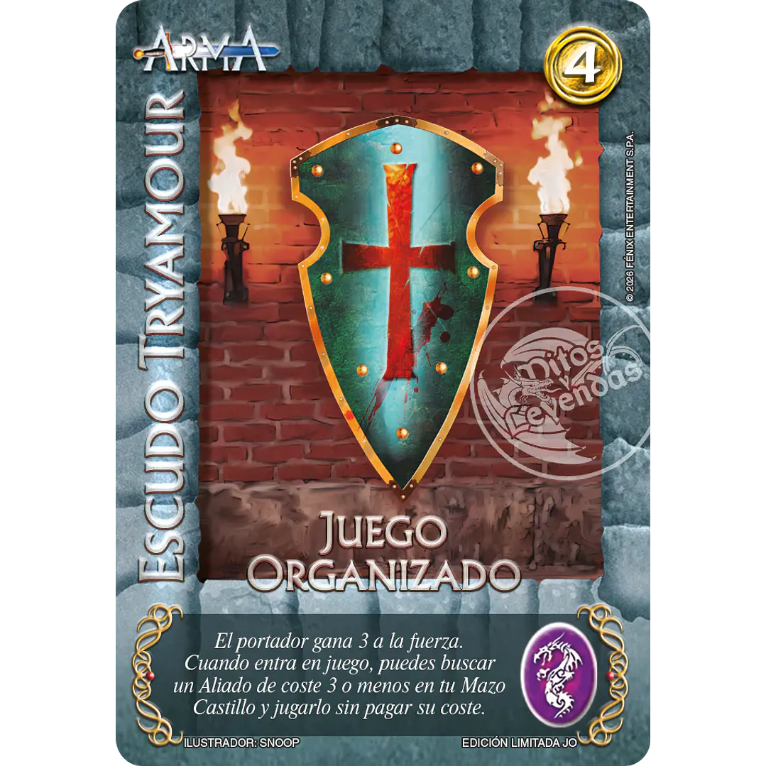 ESCUDO TRAYAMOUR - JUEGO ORGANIZADO 1