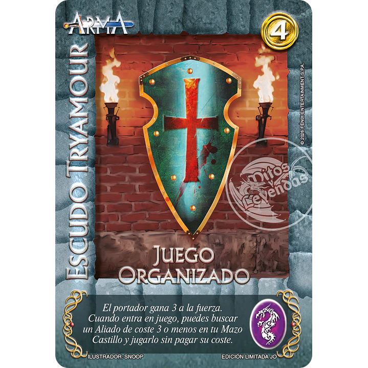 ESCUDO TRAYAMOUR - JUEGO ORGANIZADO 1