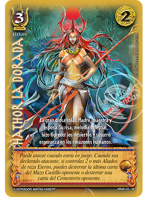 HATHOR LA DORADA - RELATOS DOMINIOS DE RA - AMANECER
