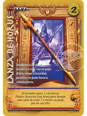 LANZA DE HORUS - RELATOS DOMINIOS DE RA - AMANECER