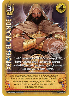 XERXES EL GRANDE - RELATOS DOMINIOS DE RA - INVASORES