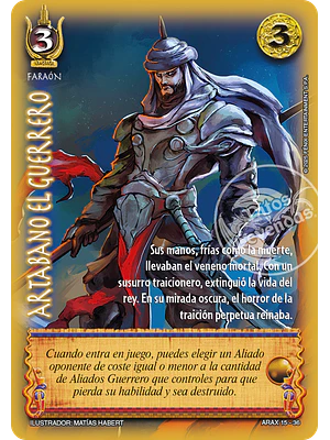 ARTABANO EL GUERRERO - RELATOS DOMINIOS DE RA - INVASORES