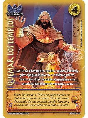 QUEMAR LOS TEMPLOS - RELATOS DOMINIOS DE RA - INVASORES