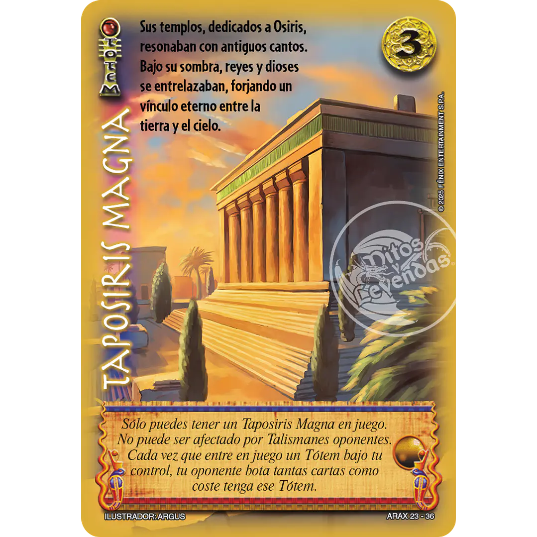 TAPOSIRIS MAGNA - RELATOS DOMINIOS DE RA - INVASORES 1