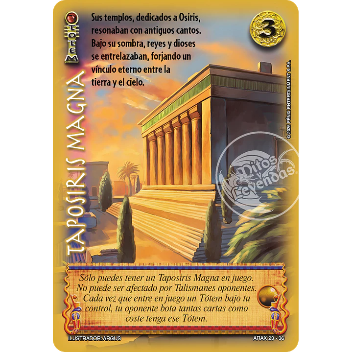 TAPOSIRIS MAGNA - RELATOS DOMINIOS DE RA - INVASORES 1