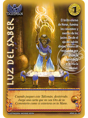 LUZ DEL SABER - RELATOS DOMINIOS DE RA - SABIDURIA