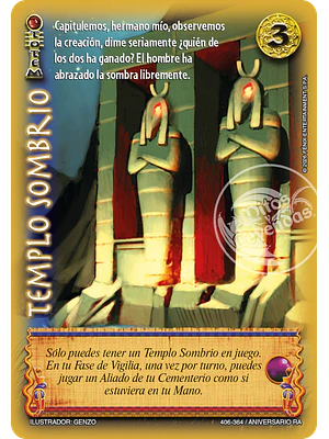 TEMPLO SOMBRIO BUY A BOX - RELATOS DOMINIOS DE RA