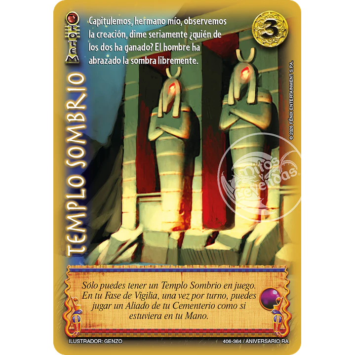TEMPLO SOMBRIO BUY A BOX - RELATOS DOMINIOS DE RA 1