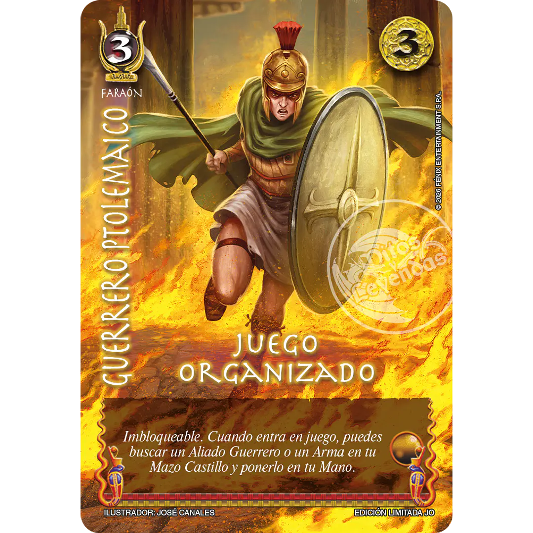 GUERRERO PTOLEMAICO - JUEGO ORGANIZADO 1