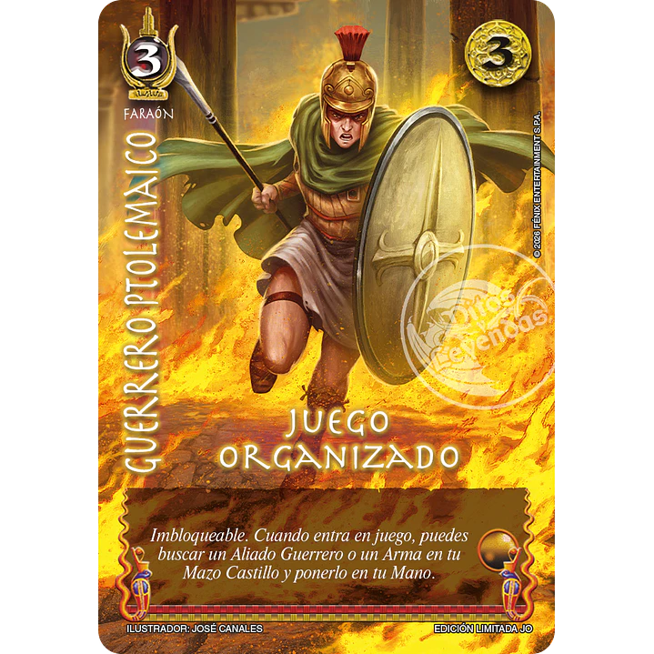 GUERRERO PTOLEMAICO - JUEGO ORGANIZADO 1
