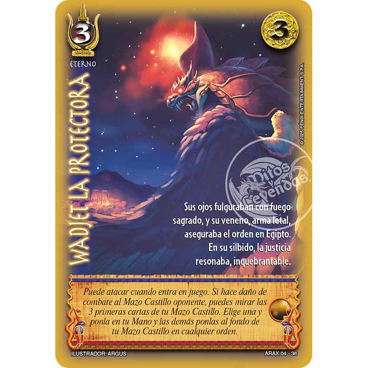 WADJET LA PROTECTORA - RELATOS DOMINIOS DE RA - AMANECER 1