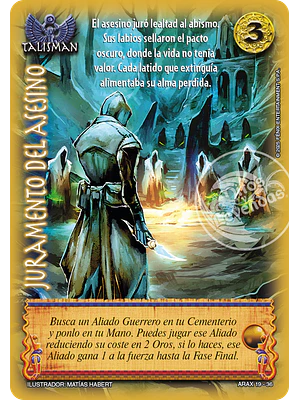 JURAMENTO DEL ASESINO - RELATOS DOMINIOS DE RA - INVASORES