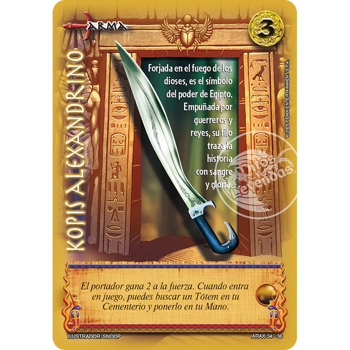KOPIS ALEXANDRINO - RELATOS DOMINIOS DE RA - SABIDURIA 1