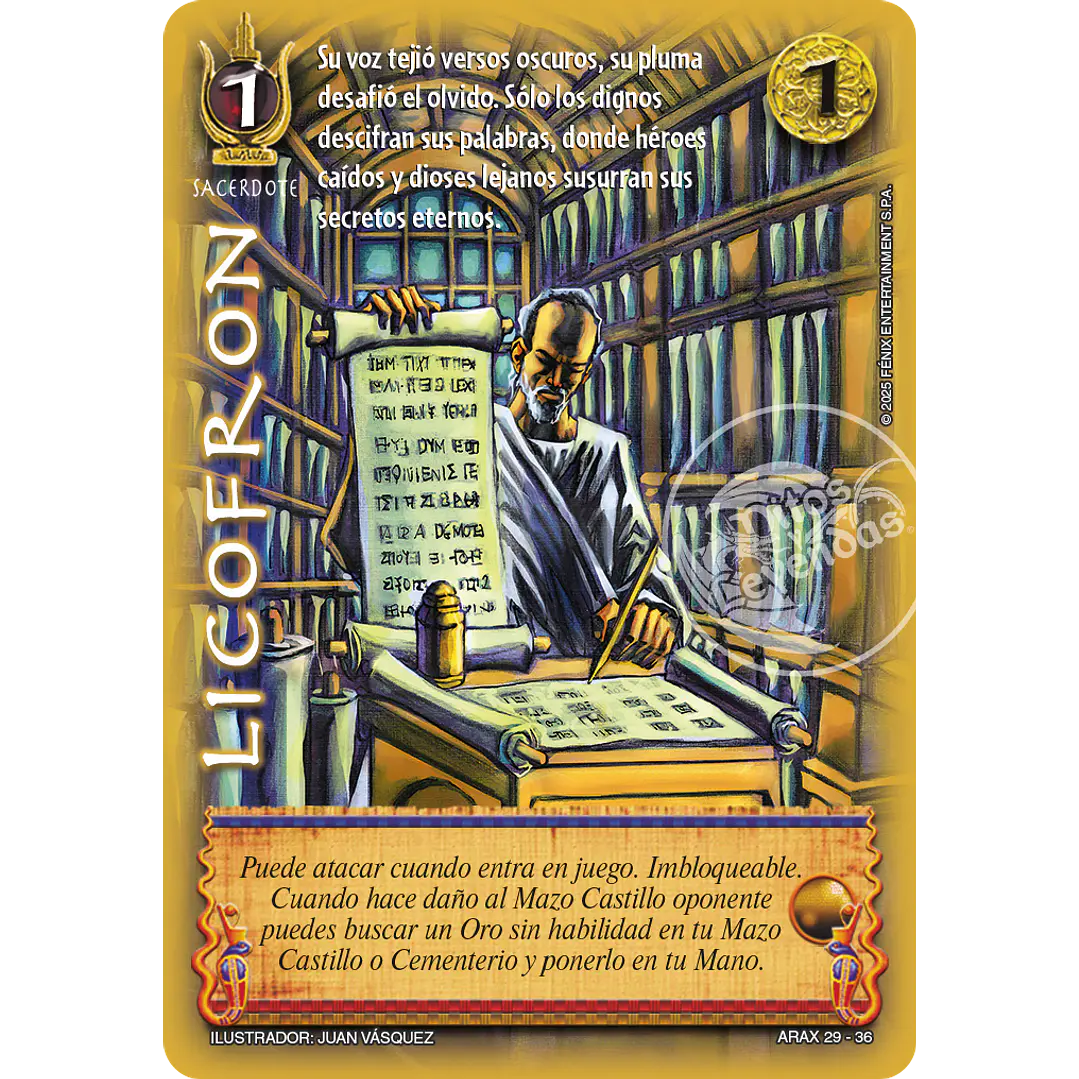 LICOFRON - RELATOS DOMINIOS DE RA - SABIDURIA 1