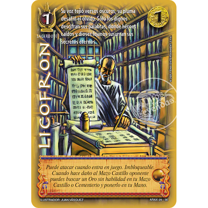 LICOFRON - RELATOS DOMINIOS DE RA - SABIDURIA 1
