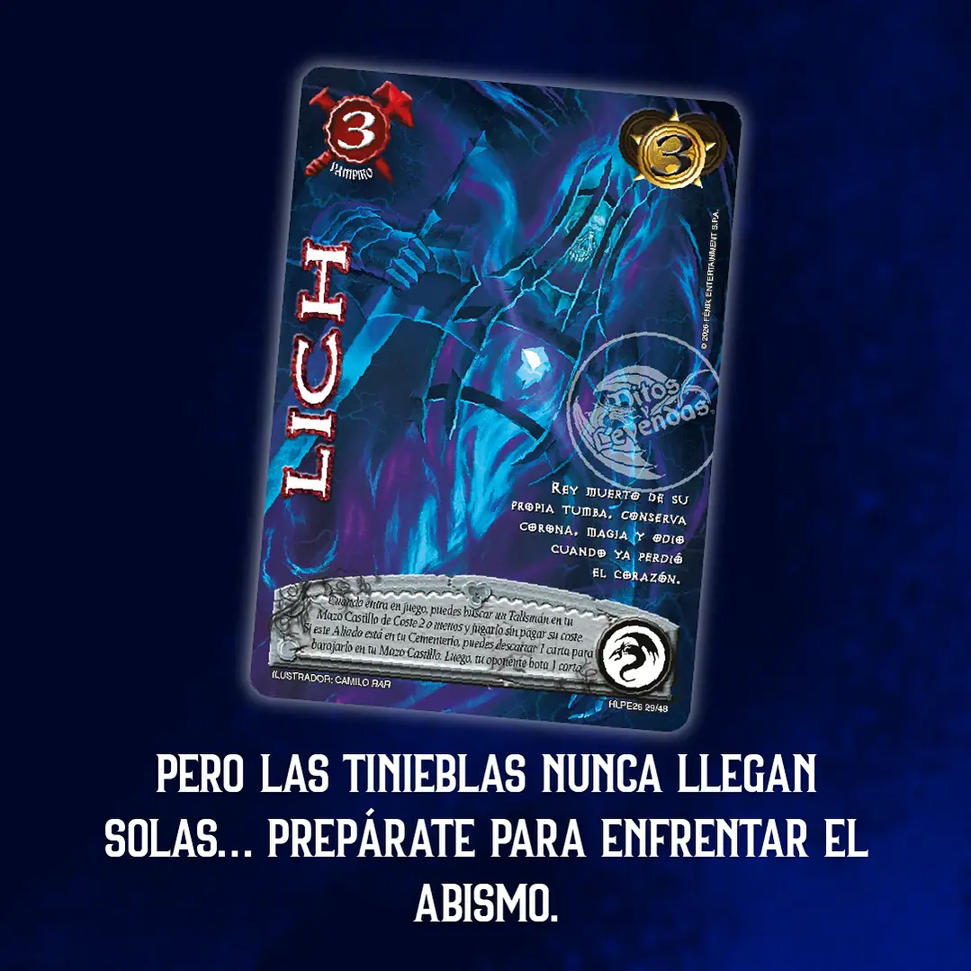 PREVENTA PRODUCTO ESPECIAL HALLOWEEN - TINIEBLAS + 1 BUY A BOX 6