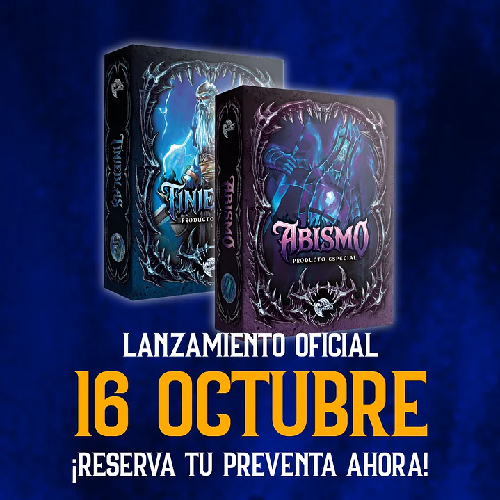 PREVENTA PRODUCTO ESPECIAL HALLOWEEN - TINIEBLAS + 1 BUY A BOX 10