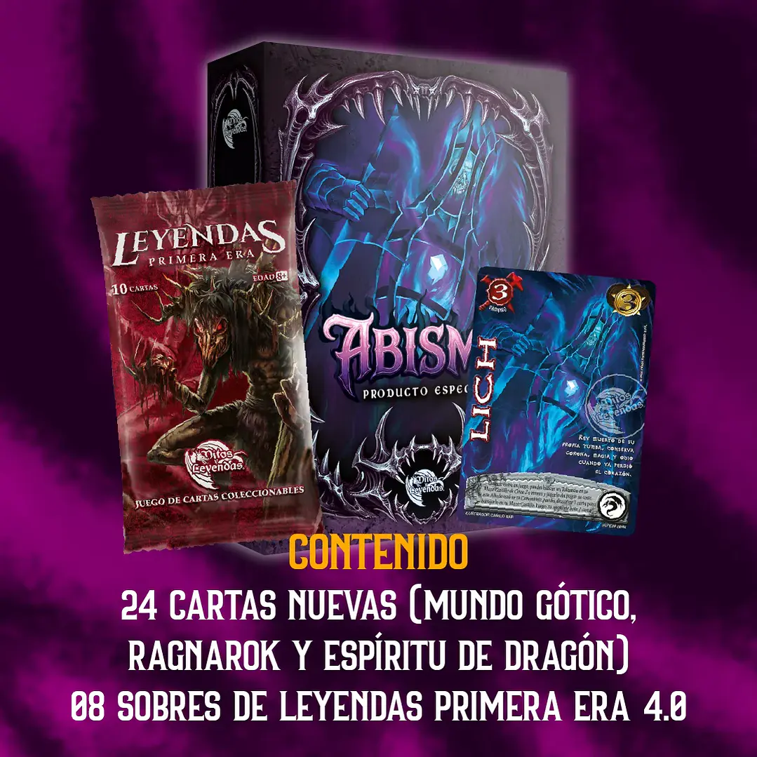 PREVENTA PRODUCTO ESPECIAL HALLOWEEN - ABISMO + 1 BUY A BOX 8